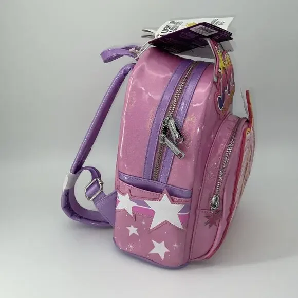 Loungefly Limited Edition Jem and The Holograms Light Up Mini Backpack